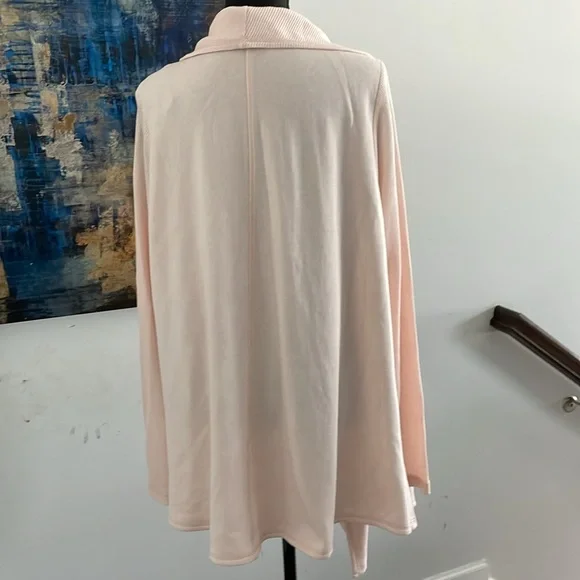 Donna Karan Drape Cardigan Shrug Size L
Pale Pink Oversized - Picture 2 of 10